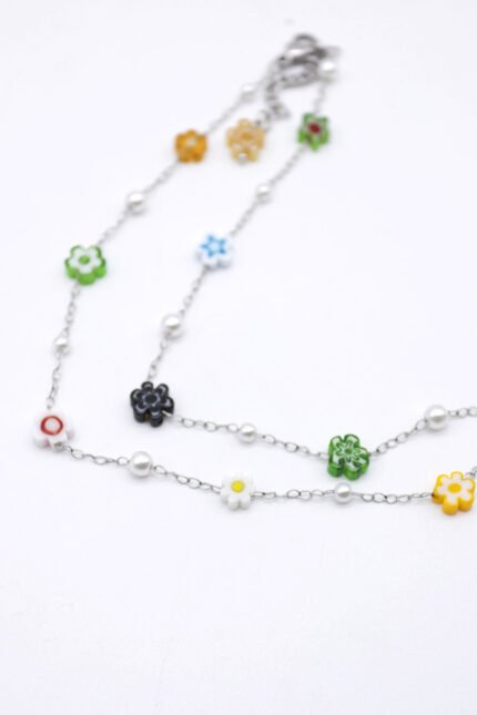 Irena Flower Beads Necklace